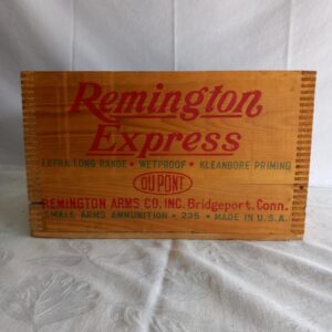 Antique Remington Express Wood Ammo Crate